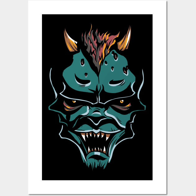 Scary horror beast Wall Art by ReignGFX